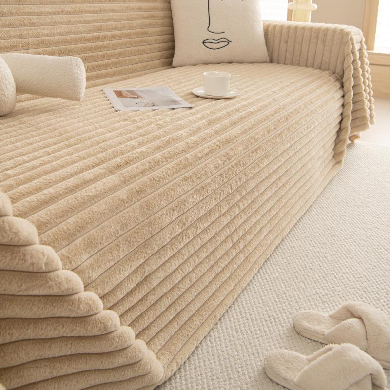 

Безворсовый Ангорский Чехол-Полотенце для Дивана в Стиле Инс Четыре Сезона Универсальный Нескользящий Чехол для Дивана Всевключающий Универсальный Плед для Дивана 180*130