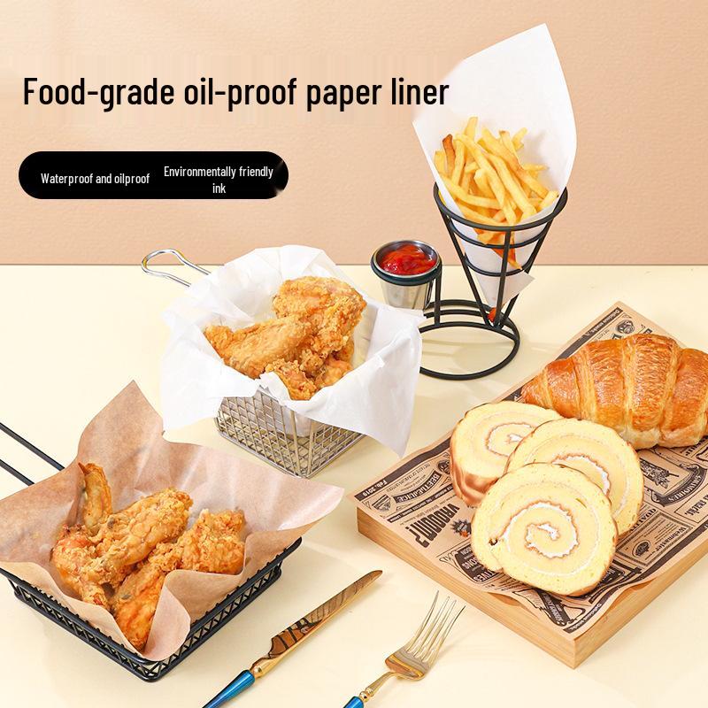 Baking Oil-Absorbing Kraft Paper Liner for Fried Chicken and Fries