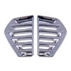1 Pair Chrome Silver Plastic Car Front Left Right Fog Light Lamp Cover Trim Grille Fit for Cadillac XT4