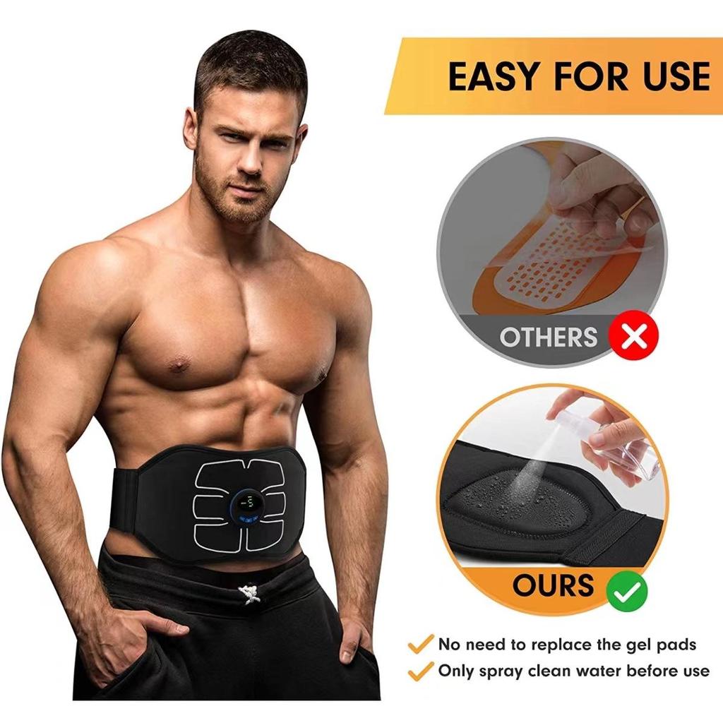 EMS Abdominal Fitness Belt - Pulse Massage & Muscle Toning Patch