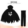 Brightlara Halloween Cosplay Costume for Kids, Ghost Poncho, for Girls and Boys, Kidscos02-BK-100
