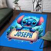 1pc Stitch Pattern Area Rug Soft Flannel Floor Mat for Living Room,Office,Bedroom and Carpet,Sofa Coffee Table Floor Mat