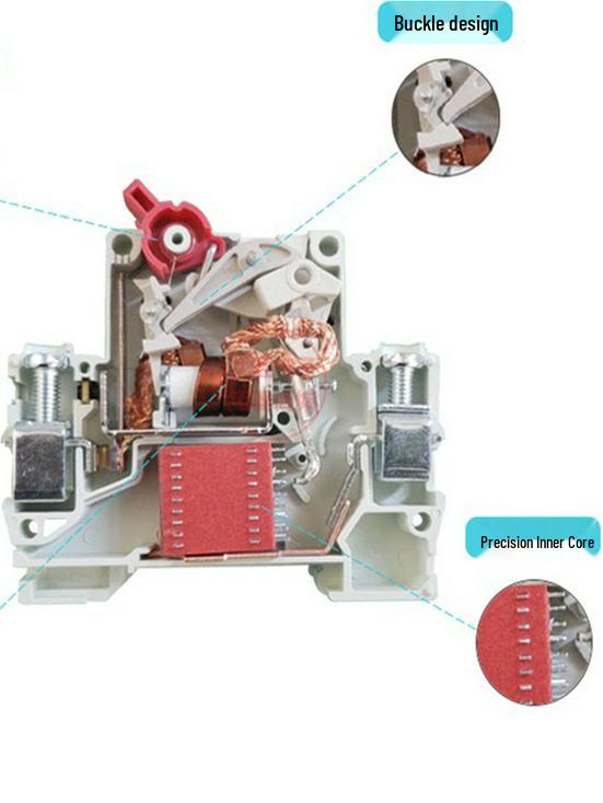 DZ47-63a 2P Miniature Circuit Breaker, 1P Air Conditioner Main Switch with Leakage Protection