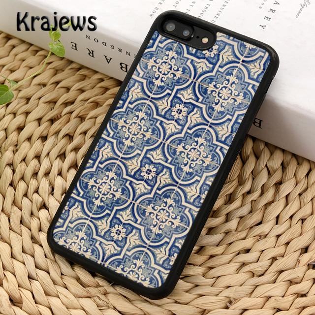 Moroccan Tiles Pattern Phone Case Cover For iPhone 17 Air 16 15 14 plus 12 13 pro max coque Shell Fundas