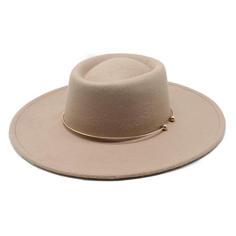 Wool Felt Classic Bowler Hat With Wide Brim For Outdoor Casual Wear