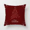 Christmas Themed Pillowcases Car Accessories Office Santa Claus Living Room Sofa Home Pillowcases