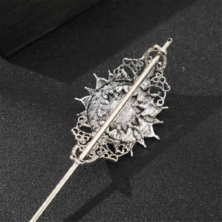 Delicate Floral Hair Stick Crystal Hairpiece with Sparkling Crystal for Evening Wear Photo Props