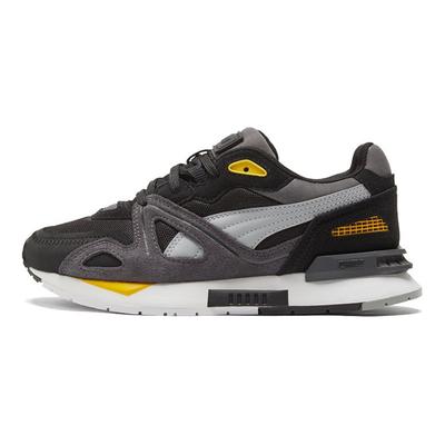 Mirage Mox Prism Fabric Layered Leather Comfortable Low-Top Lifestyle Sneakers Unisex Sneakers Black Gray White 380512-02