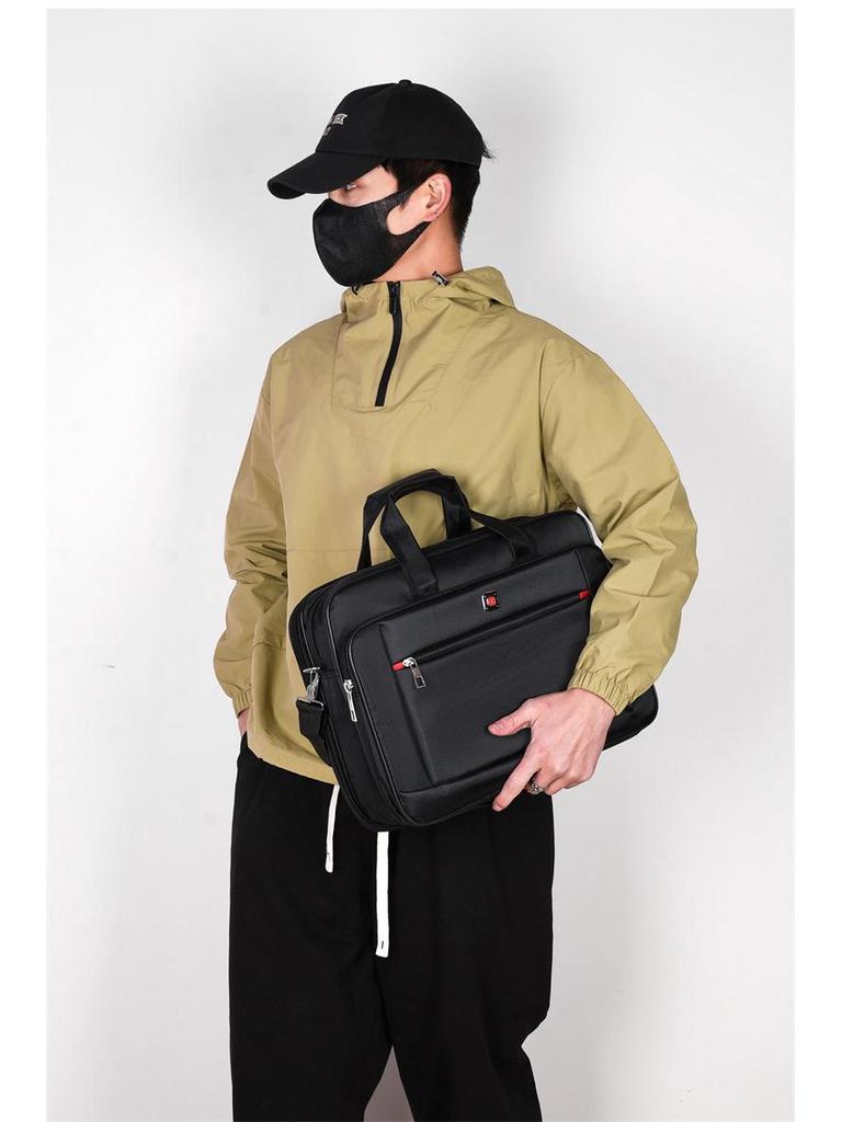 Men's Large Capacity Wear-Resistant Briefcase and Laptop Travel Bag