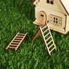 Supplies HandCraft Miniature Wooden Ladder Home Decoration Garden Ornament Micro Landscape