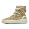 Lanvin X Material Două Straturi Piele de Vacă Fleece Casual Cald Rezistent la Uzură Adidași Înalți Adidași Femei Grâu F12W144143FAB