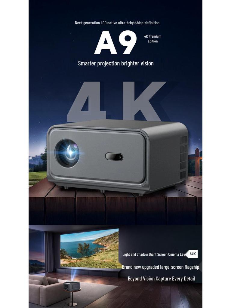 2025 Ultra HD 4K Projector for Home, Office & Hotel: Wall Projection Home Theater