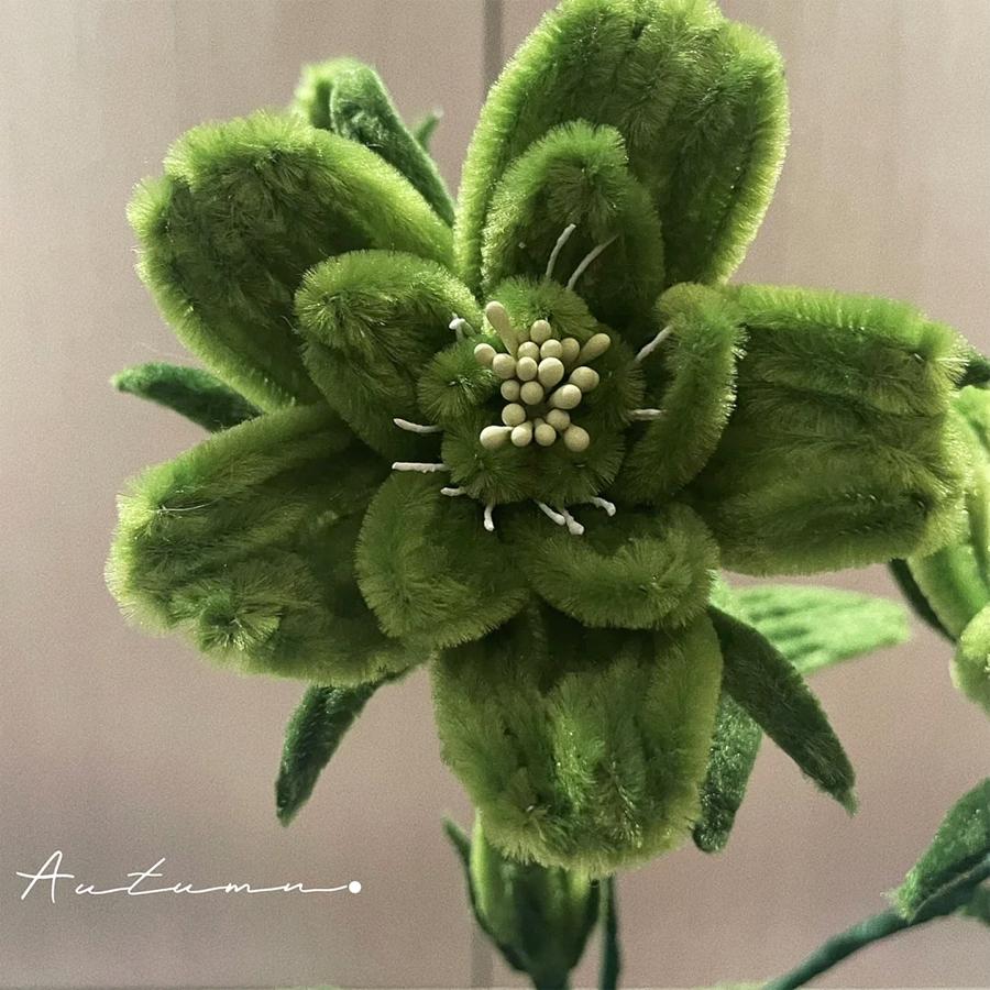 100 Pieces Pipe Cleaners Chenille Stem, Green Color Pipe Cleaners Set for Pipe Cleaners DIY Arts , Chenille Stems Pipe Cleaners