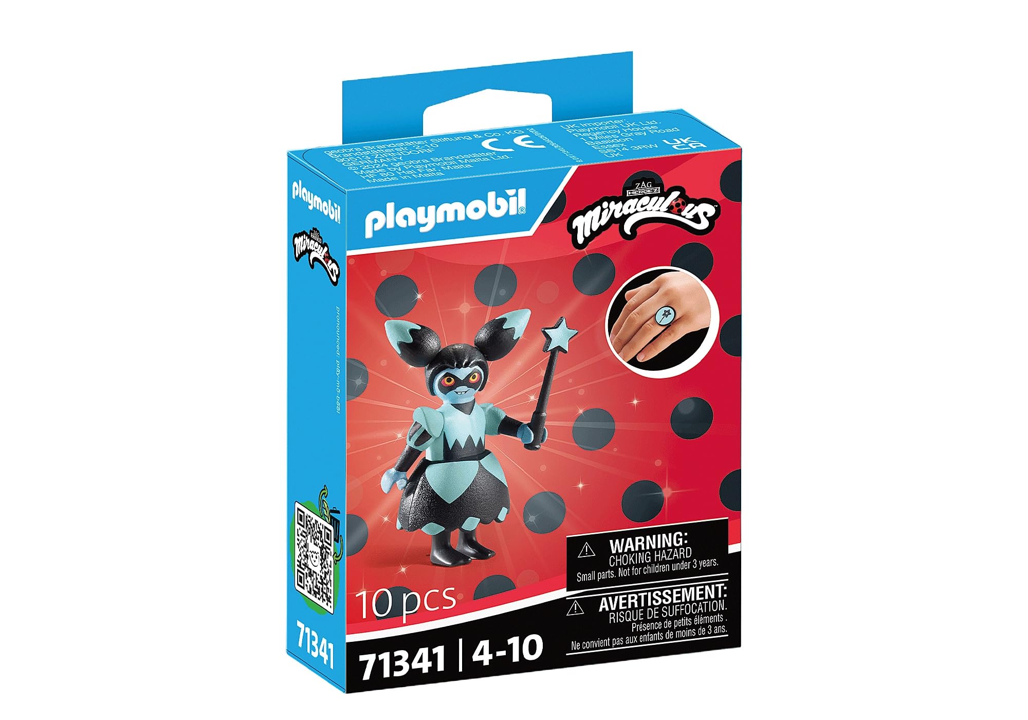 

Playmobil Miraculous Ladybug Кот Нуар Кукловод 71341 &
