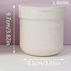 1Pcs 300/400Ml Refillable Makeup Remover Jar With Spoon Plastic Empty Makeup Jar Pot Travel Face Cream Lotion Cosmetic Container