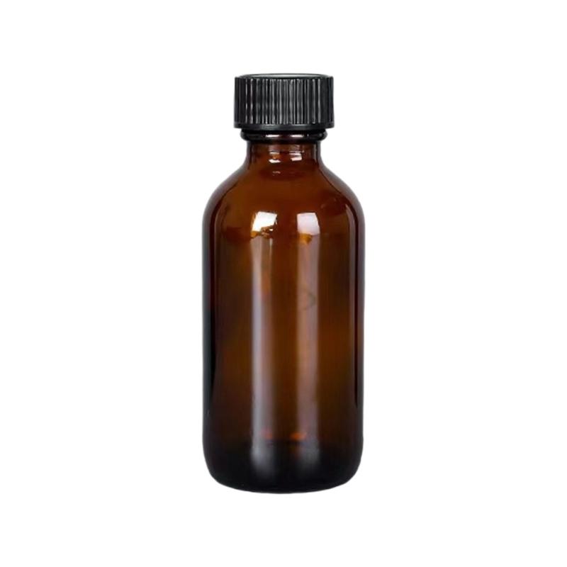 Practical Amber Glass Dispensing Bottle 15ml-500ml Friendly Leakproof Design For Lotions Sanitizers Cosmetics Storage
