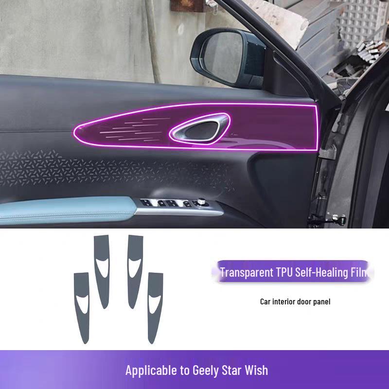 TPU Center Console Protective Film for Geely Xingyuan Dashboard & Navigation Screens (25 Models)