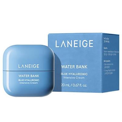 Crema intensiva con ácido hialurónico Water Bank Blue, 20 ml