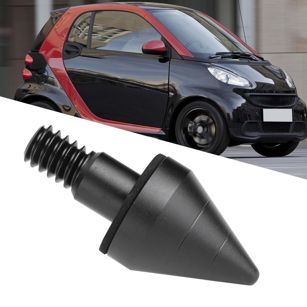 Car Rear Bumper Round Nail Guard Anti Collision Protector Fit for Mercedes Benz SmartBlack