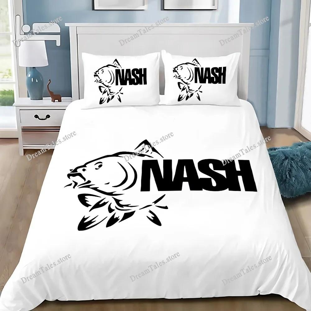 Nash Fishing Logo Bedding Set Duvet Cover 3d Bedding Fashion Design Decoration King Duvet Cover Set Double Bed Set Bedding Sets