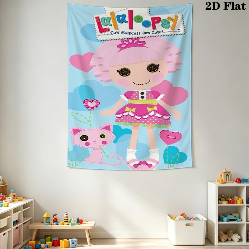 Lalaloopsy Pattern Home Decor Tapestry, Wall Hanging, Decorative RV Wall Cloth.XGT0914154