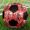 Salah Printed Size 5 Soccer Ball, Machine-Stitched PVC, Durable & High Bounce, All Ages Fit, fan merchandise, matches & outdoor use.