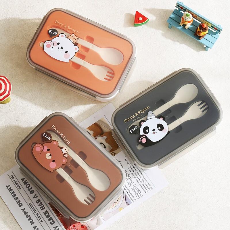 Star Orange Transparent Bento Box