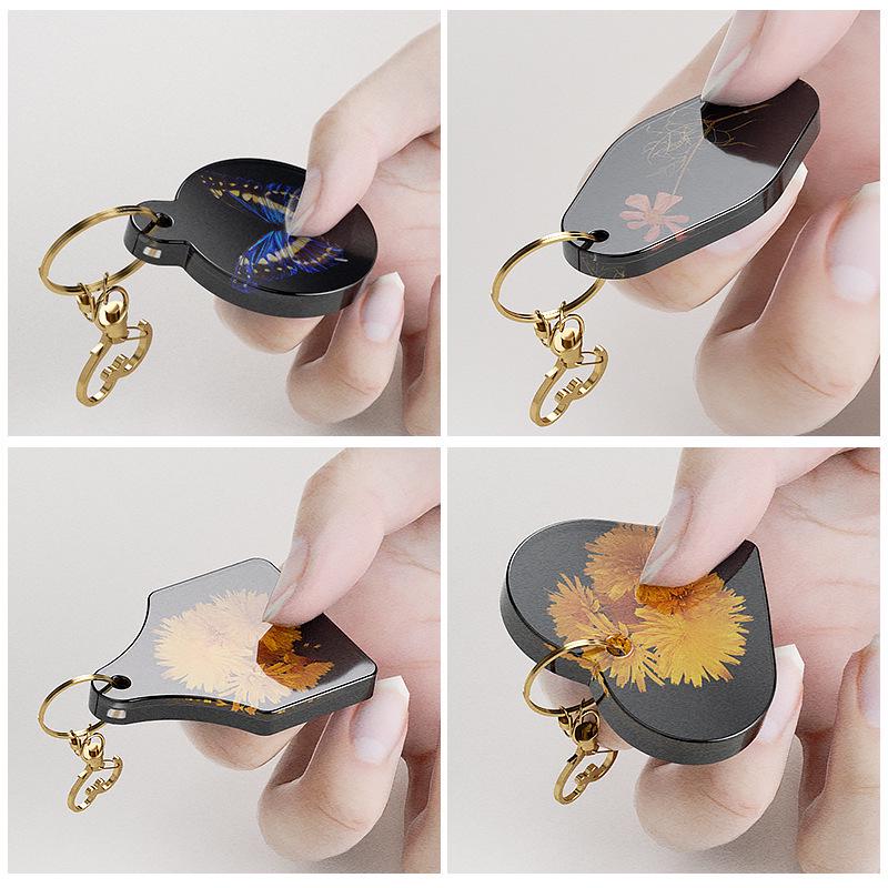 Poppy DIY Resin Sweater Necklace Pendant Mold - Oval, Fan, Round, Bone Tag Shapes