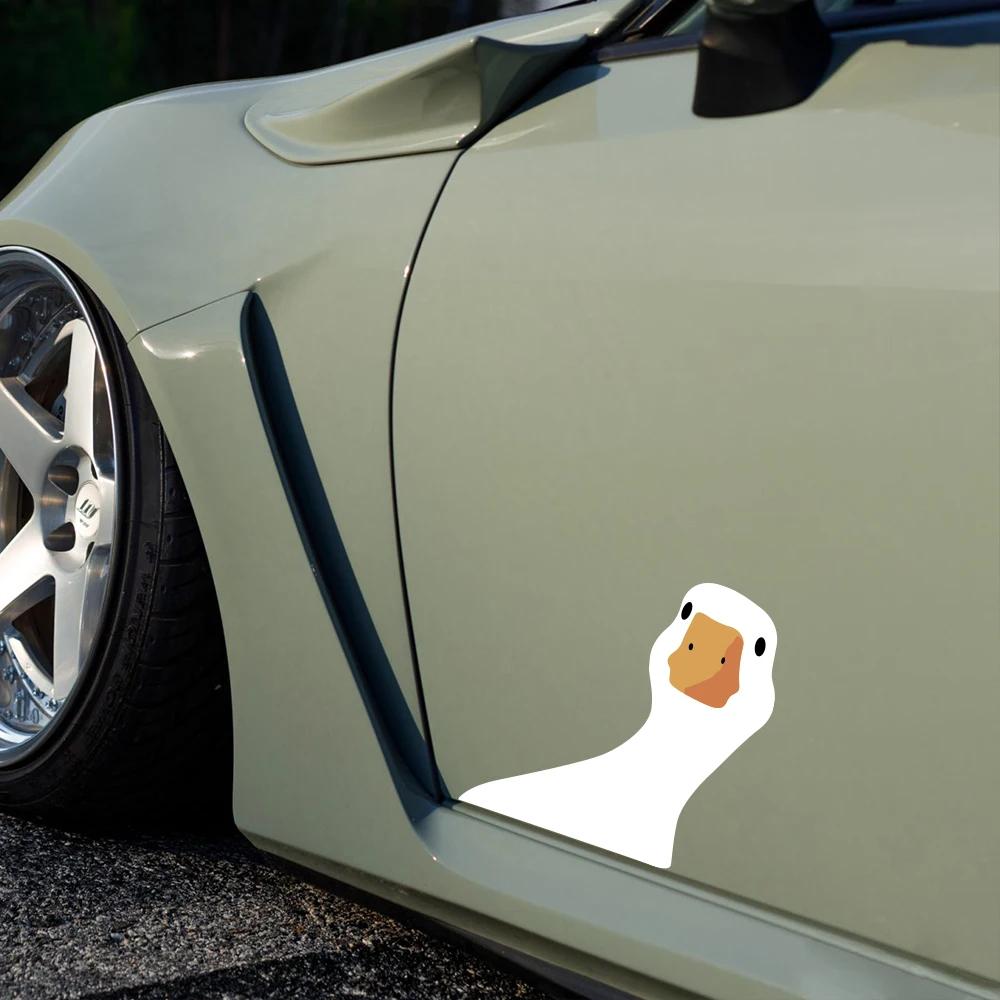 Cartoon Goose Game Creative Car Stickers Auto Whole Body Waterproof Styling Vinyl Film Color Decal Auto Exterior Accessories