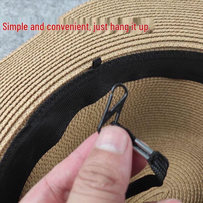 Trendy Plus Size Men's Panama Straw Hat for Sun Protection on Beach & Summer Travel