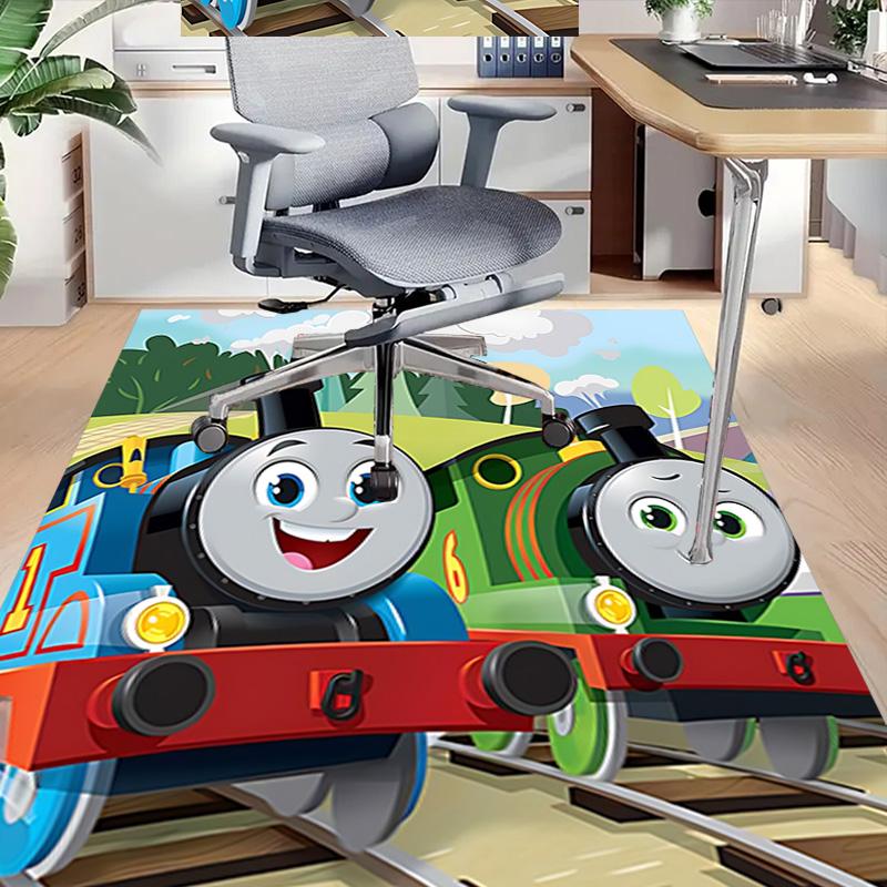 1pc Thomas Friends Adventure Carpet for Playroom Bedroom Living Room Sofa Home Decor,kids Game Area Rug Non-slip Floor Mat Y73046