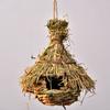 Hängendes Vogelnest für Haustiere im Freien, handgewebtes dekoratives Vogelhaus, Vogelkäfig, Unterschlupf für den Garten