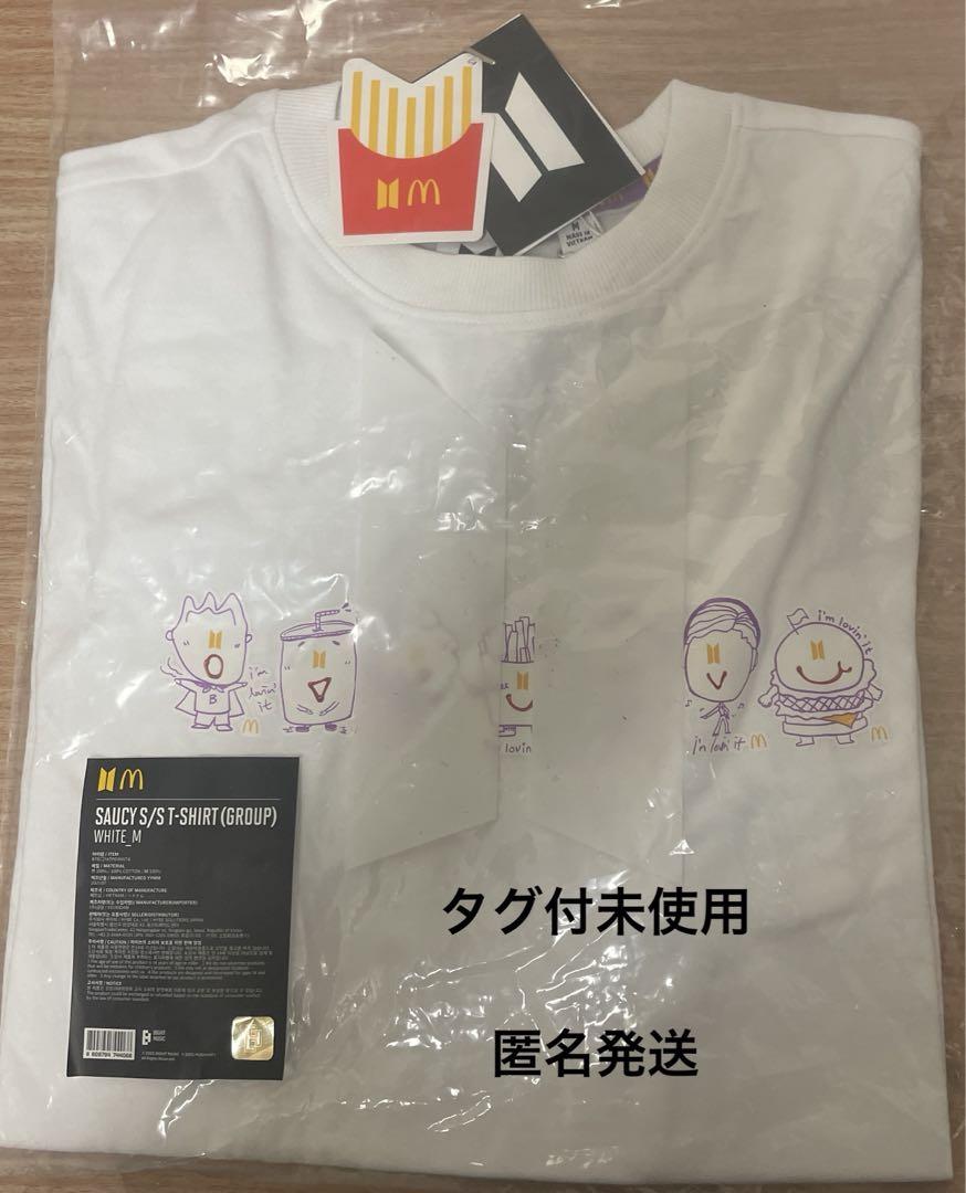 

[USED] BTS x McDonald s collaboration T-shirt, size M, white /