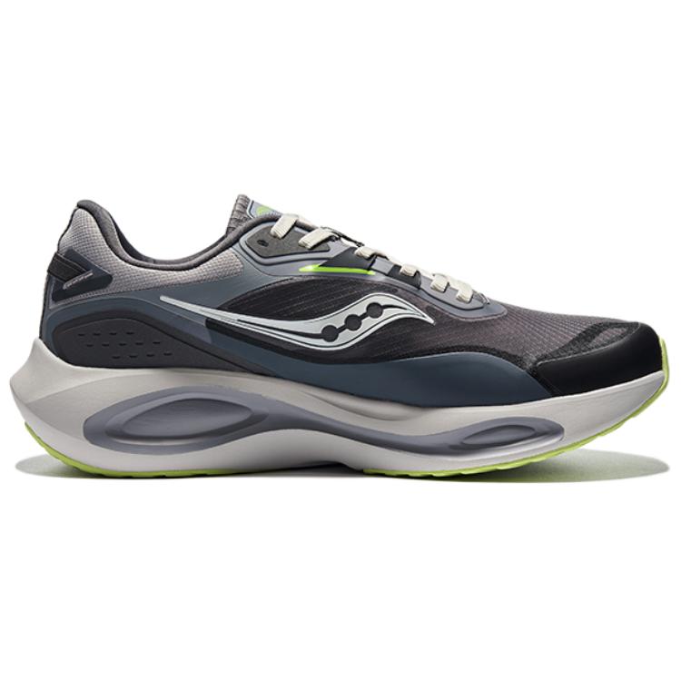 SAUCONY Phoenix Inferno 3 Leichte Bequeme Atmungsaktive Stützende Low-Top Laufschuhe Herren Sneaker Schwarz Grau S28188-3