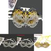 Costume Makeup Mask With Lace And Glitter Accents For Venue Celebrations And Halloween Themed Events