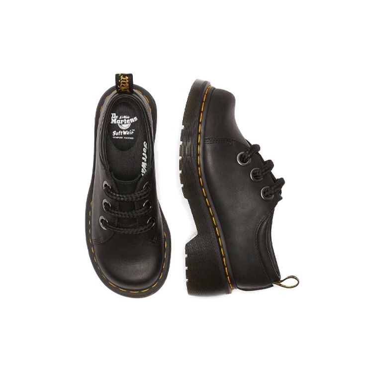 Dr. Martens Cranford 3 Hole Minimalist Casual Dress Shoes Women Shoes Black 25288001
