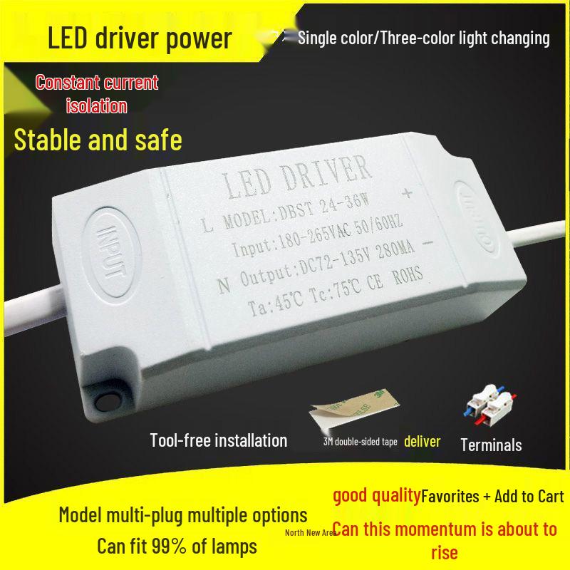 LED Downlight: Isolated Constant Current Driver for Ceiling & Spotlight Transform Power
