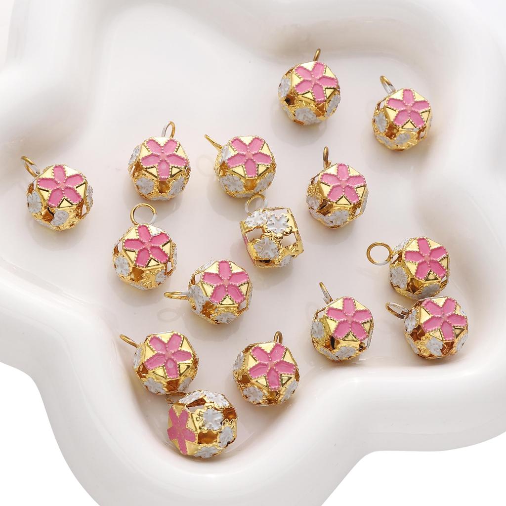5-50Pcs Iron Colorful Bell For DIY Bracelet Necklace Keychain Accessories