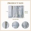 Universal Velvet Travel Jewelry Bag with Buckle Foldable Jewelr Roll Bag Portable Storage Display Pouch
