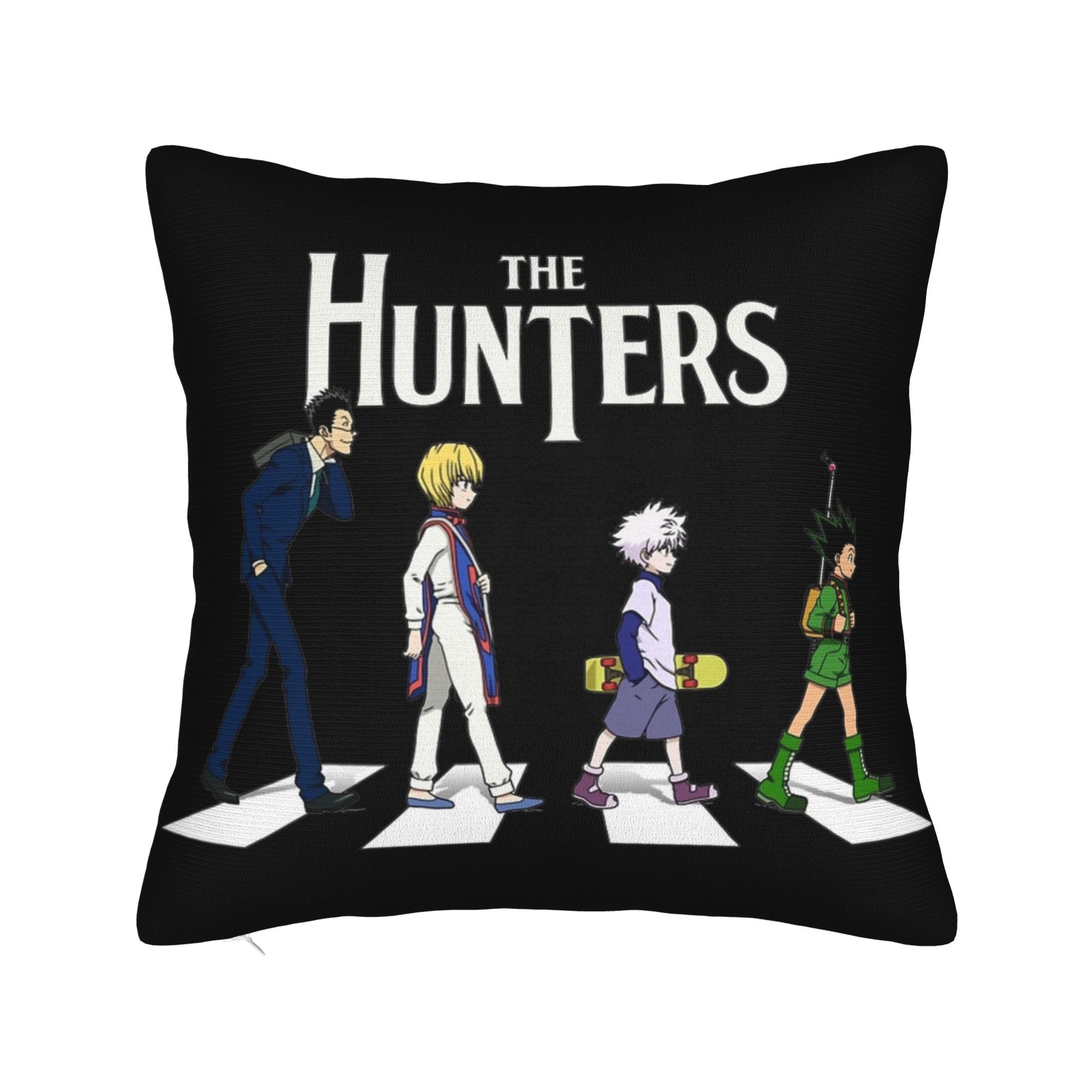 Наволочка для подушки Hunter x Hunter Курапика, Наволочка с принтом, Декоративная наволочка для подушки-плед в стиле Аниме Манга, Домашняя, На молнии, 18 30cmx30cm