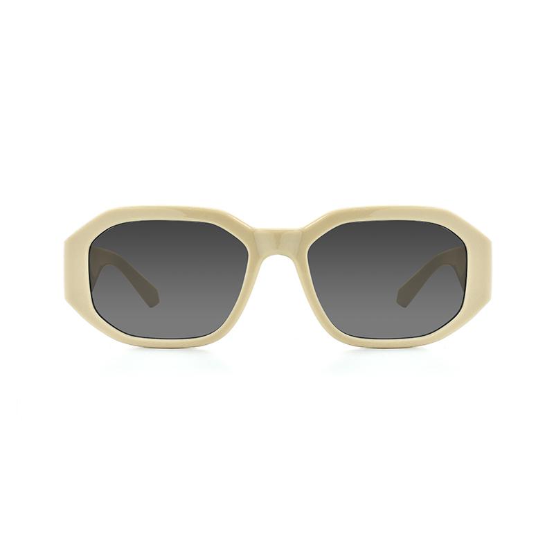 Calvin Klein Retro Narrow Frame Fashion Street Irregular Shape Sunglasses Unisex sunglasses Black CKJ22633SLB