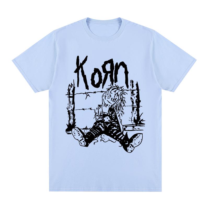 

Korn Rock Band Vintage tshirt Gothic Casual Follow The Leader Cotton Unisex T shirt New TEE TSHIRT Womens tops 3XL