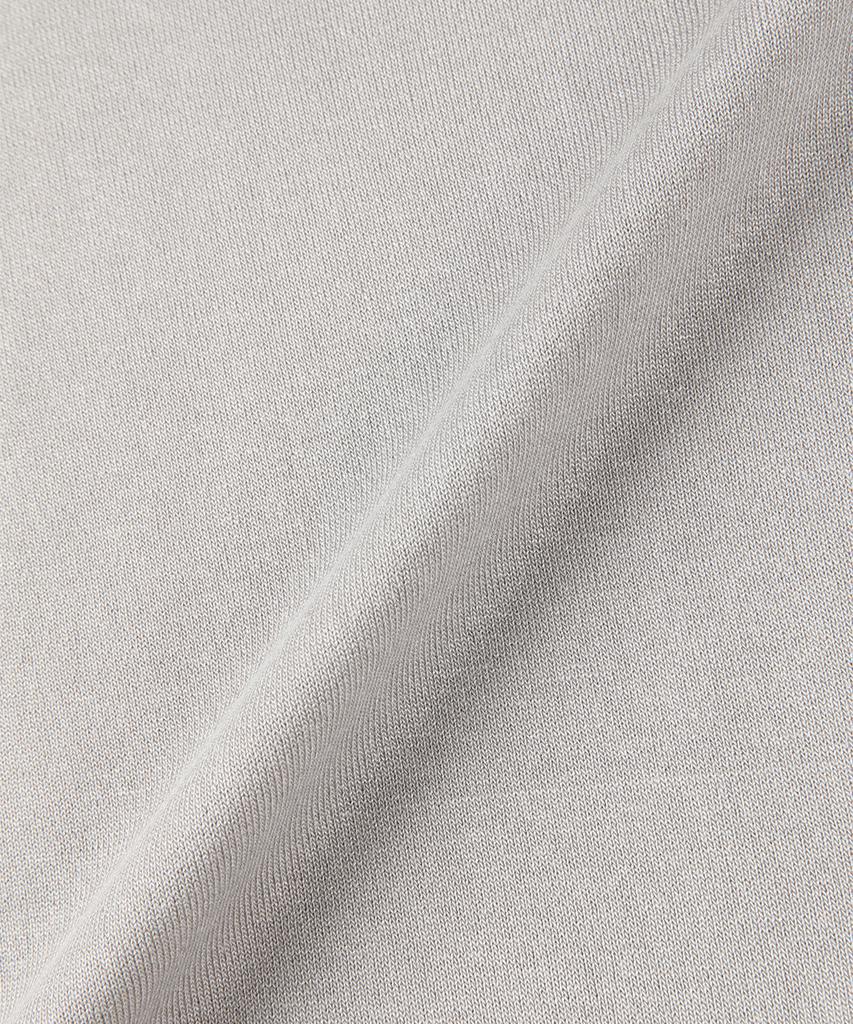 PANICALE Gray Half-Zip Polo Knit (Type B)