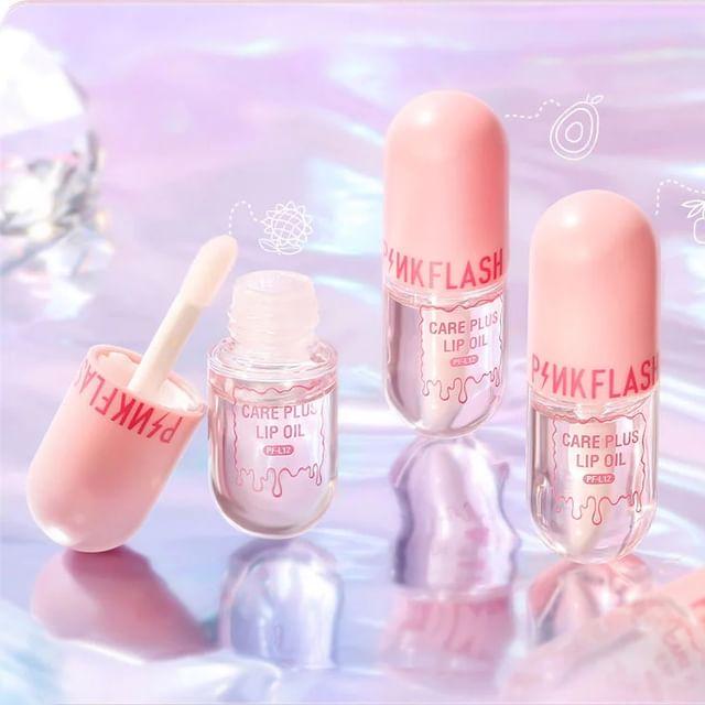 

PINKFLASH - Олія для губ CarePlus - Натуральні інгредієнти #4ml