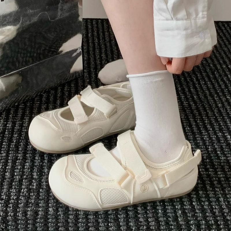 Thick-soled Sports Bag Head Sandals Women's New Summer Women's Skirt Velcro Single Shoes Women