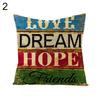 Vintage Motivate Word Print Throw Pillow Case Cushion Cover Home Sofa Decor