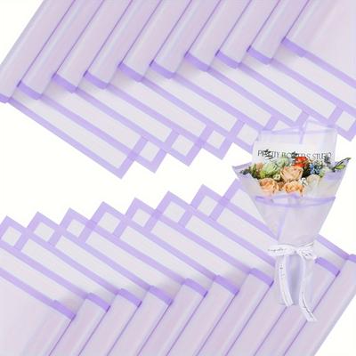 20 pezzi di carta da regalo per fiori - Carta da imballaggio per bouquet floreali impermeabile per artigianato fai da te, carta da imballaggio per forniture per fioristi