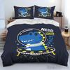 Cartoon Dinosaur Space Cute Dino Children Duvet Cover Set HD Comforter Cover for Kids Bedding Sets Bedclothes Bedroom Decor
