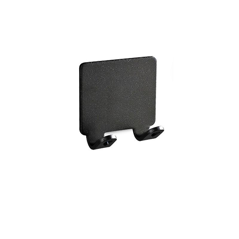 

Держатель для бритвы из нержавеющей стали для ванной комнаты, крючок для хранения, настенная мужская полка для бритья, дырокол, бесплатная полка для бритвы, аксессуары для организации чёрный