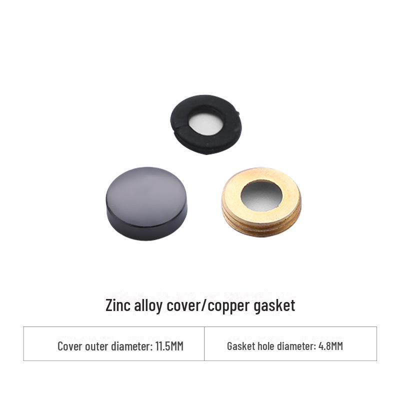 Curved Copper and Stainless Steel Decorative Mirror Nail Caps